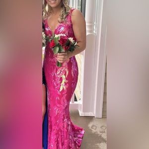 Pink Jovani dress